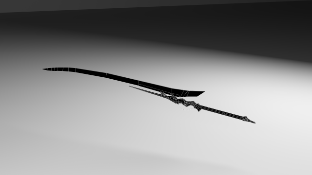 sword 3D Model .c4d .max .obj .3ds .fbx .stl .blend 