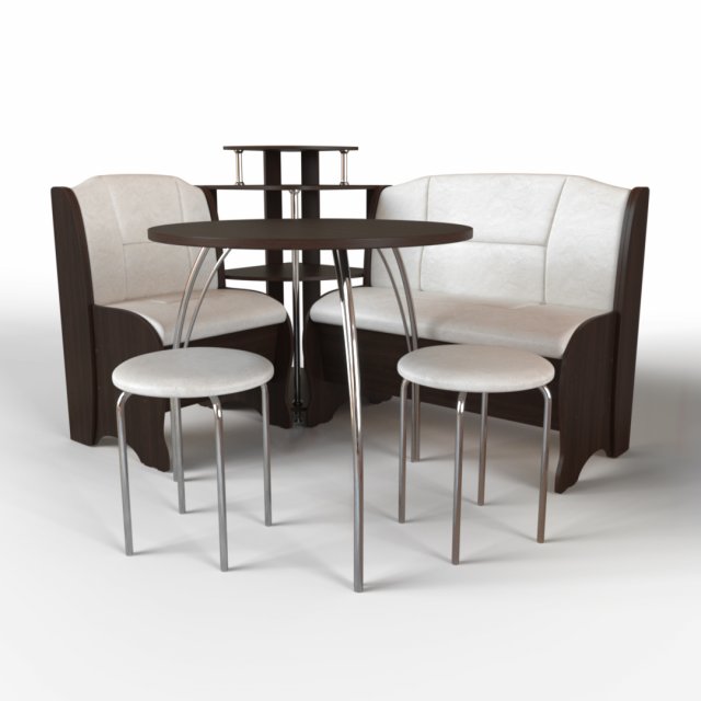 kitchen corner set lotus 3D Модель .c4d .max .obj .3ds .fbx .stl .blend 