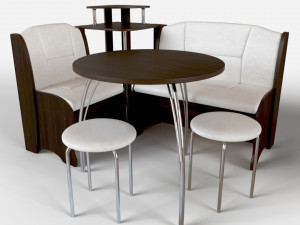 kitchen corner set lotus 3D Модель