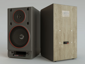 acoustic system vega - 35-105-1 3D मॉडल