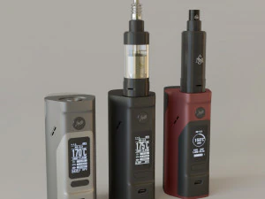 Wismec RX 23 и Кайфун v5 3D Модель