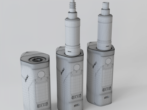 wismec rx 23 and kayfun v5 3D Model
