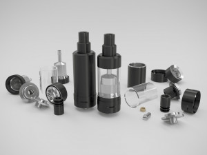 wismec rx 23 and kayfun v5 3D Model