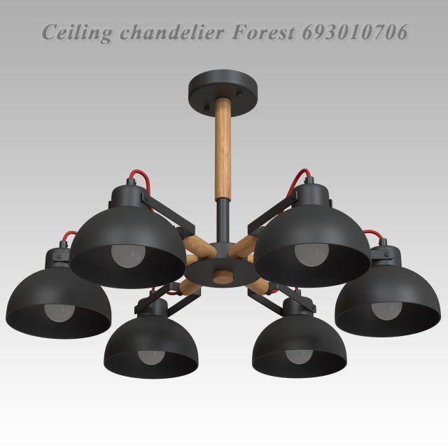 ceiling chandelier forest 693010706 3D Model .c4d .max .obj .3ds .fbx .stl .blend 