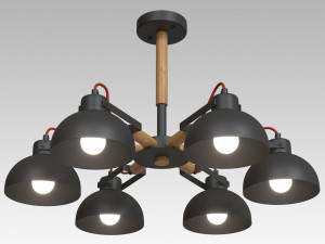 ceiling chandelier forest 693010706 3D Model