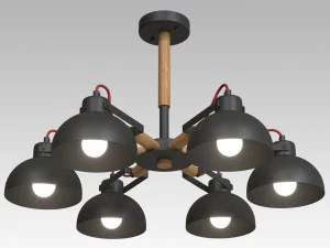 ceiling chandelier forest 693010706 3D Model