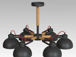 ceiling chandelier forest 693010706 3D Model