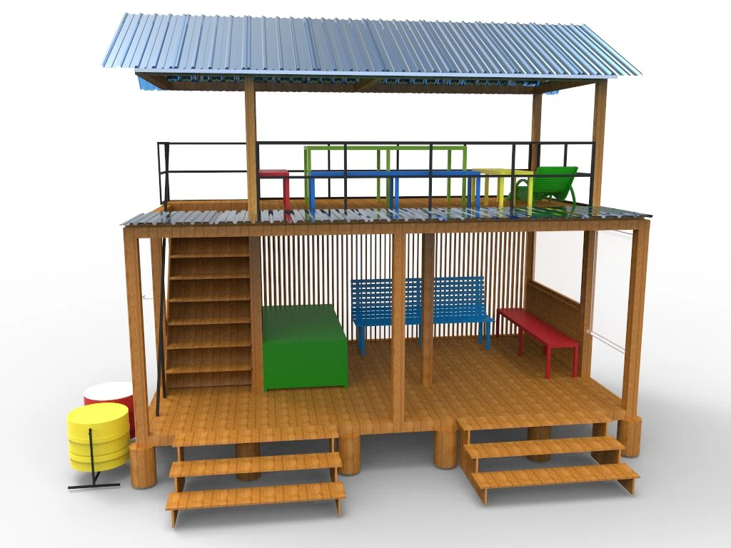 shelter for autumn 3D Model .c4d .max .obj .3ds .fbx .stl .blend