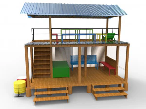 shelter for autumn 3D Model