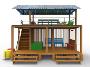 shelter for autumn 3D Model