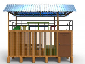 shelter for autumn 3D Model