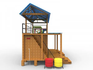 shelter for autumn 3D Model