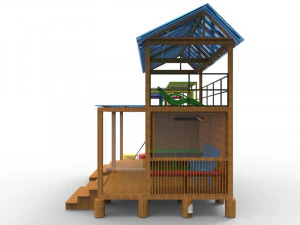 shelter for autumn 3D Model