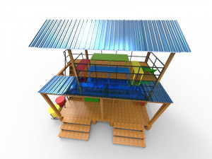 shelter for autumn Modèle 3D