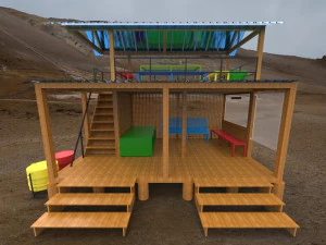 shelter for autumn 3D Model