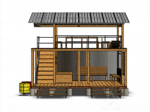 shelter for autumn 3D Model