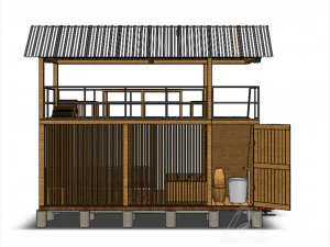 shelter for autumn 3D Model