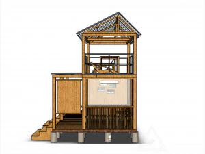 shelter for autumn 3D Model