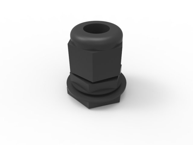 cable gland 3D मॉडल .c4d .max .obj .3ds .fbx .stl .blend 
