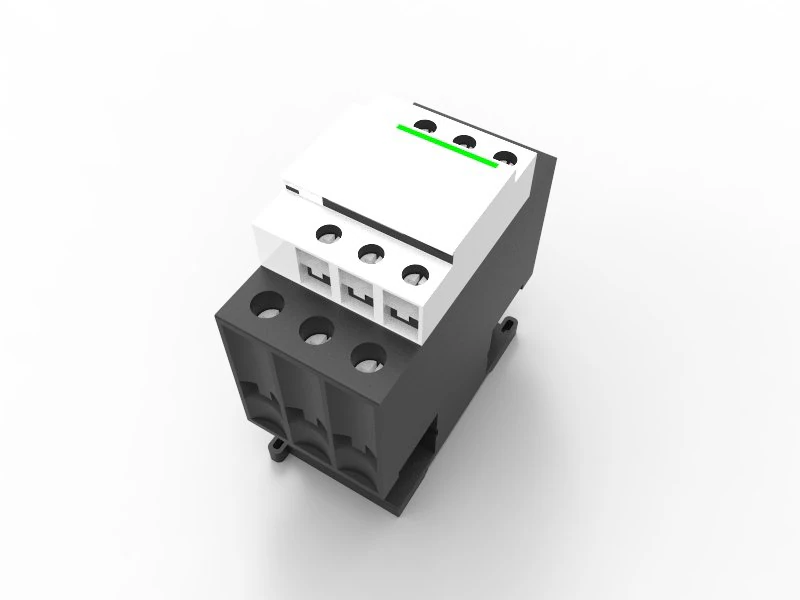 contactor 3p 3D Model .c4d .max .obj .3ds .fbx .stl .blend 