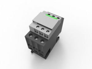 contactor 3p 3D 模型