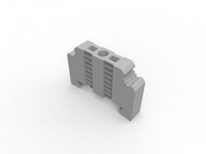 end bracket for terminal block 3D 模型
