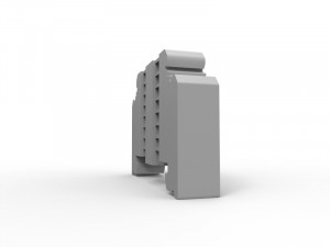 end bracket for terminal block 3D Model