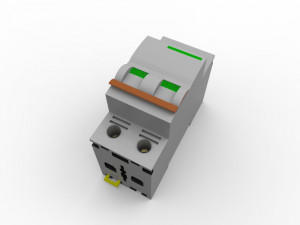 electronic mcb 3D 모델