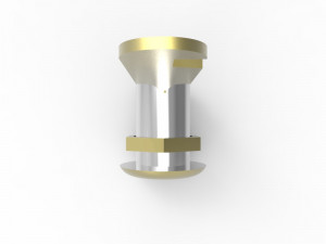 pannel door key 3D 模型
