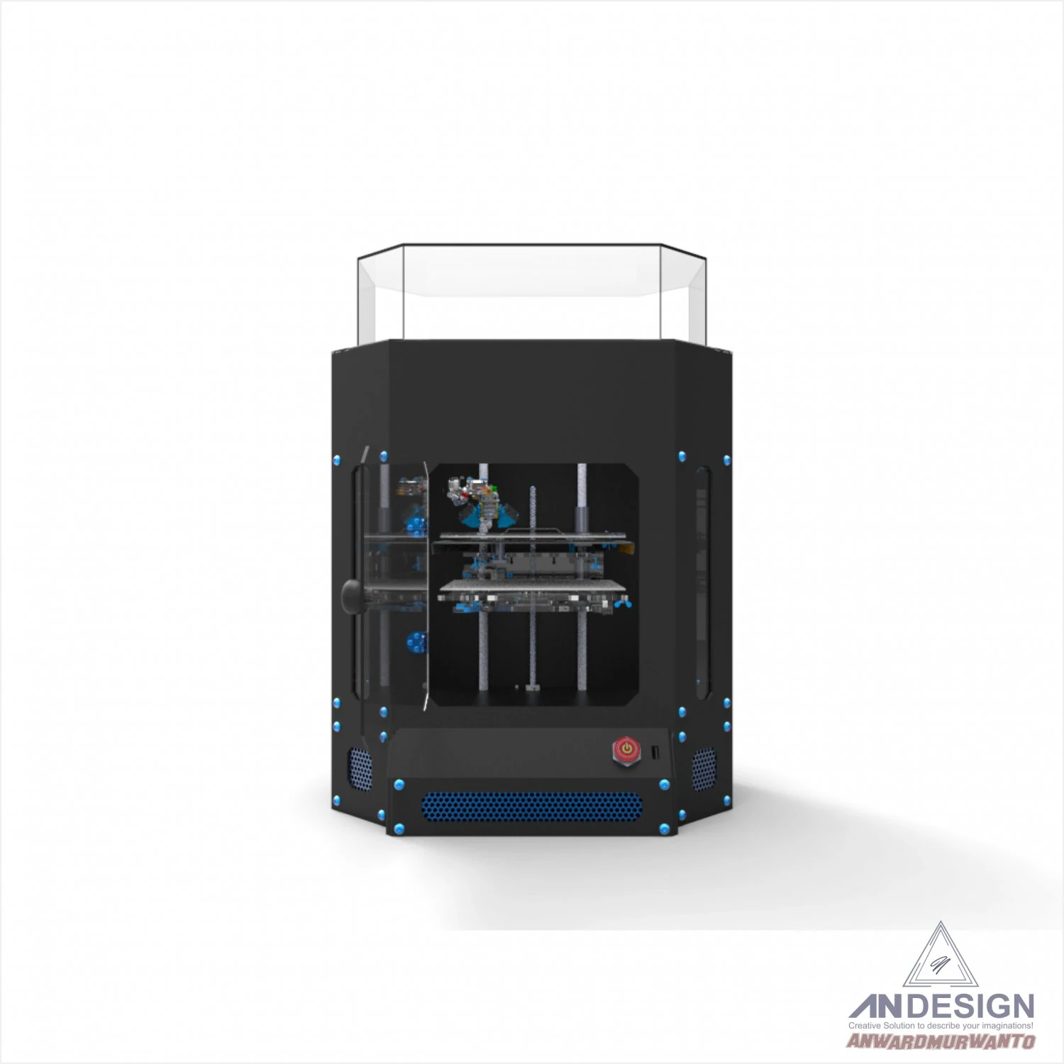 3d printer machine 3D Model .c4d .max .obj .3ds .fbx .stl .blend 