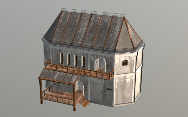 medieval fantasy house 1 3D 모델 .c4d .max .obj .3ds .fbx .stl .blend 