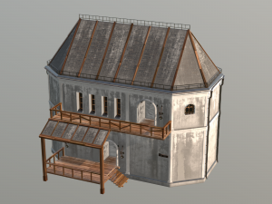 medieval fantasy house 1 3D मॉडल