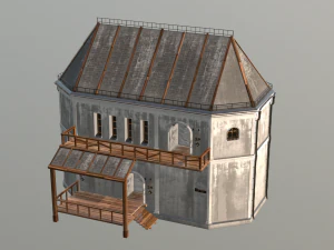 orta&ccedil;ağ fantezi evi 1 3D Model