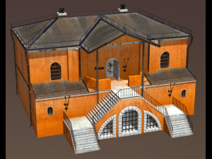 medieval fantasy house 3 Modèle 3D