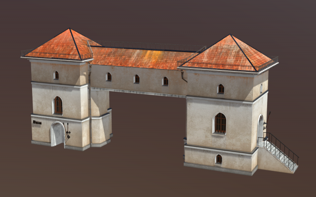 medieval fantasy house 5 Model 3D .c4d .max .obj .3ds .fbx .stl .blend 
