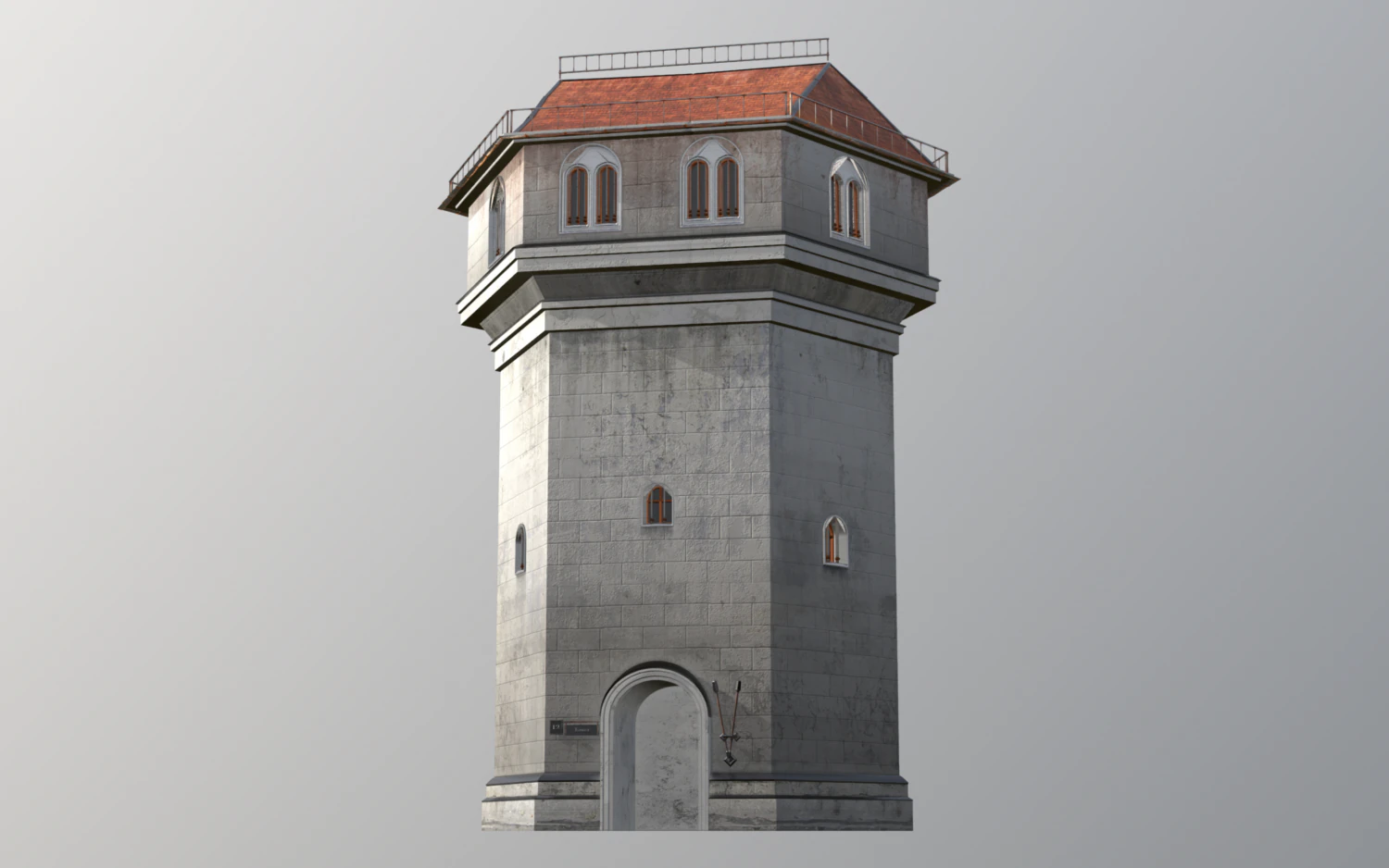 medieval fantasy house 11 3D Model .c4d .max .obj .3ds .fbx .stl .blend