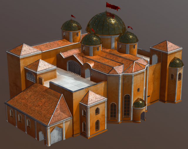 medieval fantasy house 13 3D Модель .c4d .max .obj .3ds .fbx .stl .blend