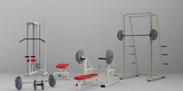 a selection of different s for interior visualization interior design gym studio 3D Model .c4d .max .obj .3ds .fbx .stl .blend 
