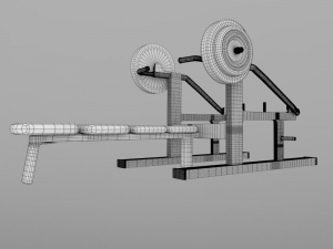 a selection of different s for interior visualization interior design gym studio 3D Model