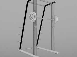 a selection of different s for interior visualization interior design gym studio 3D Model