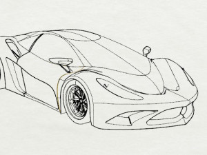 sport car 3D Model
