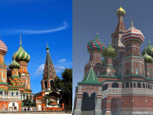 basils cathedral 3D Model