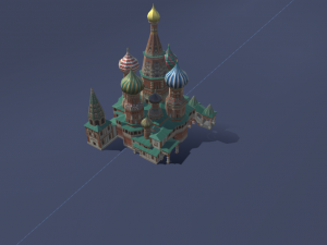 basils cathedral Model 3D