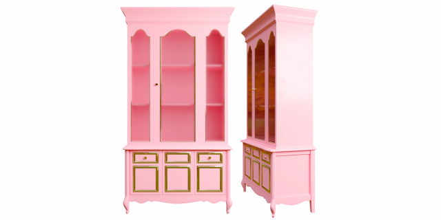 pink cabinet 3D 模型 .c4d .max .obj .3ds .fbx .stl .blend