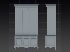 pink cabinet 3D 模型