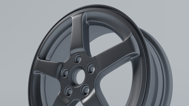 car rim 3D Model .c4d .max .obj .3ds .fbx .stl .blend