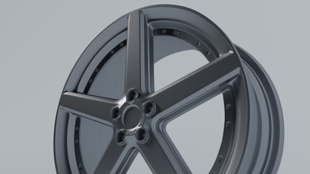 car rim Model 3D .c4d .max .obj .3ds .fbx .stl .blend 