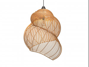 wicker lamp 3D Model