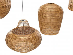 bamboo lamp 3D Model