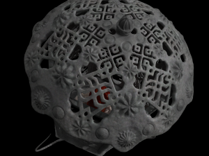 lantern with candle 3D Model